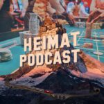 Podcast-Logo vor einem Roulettetisch im Casino